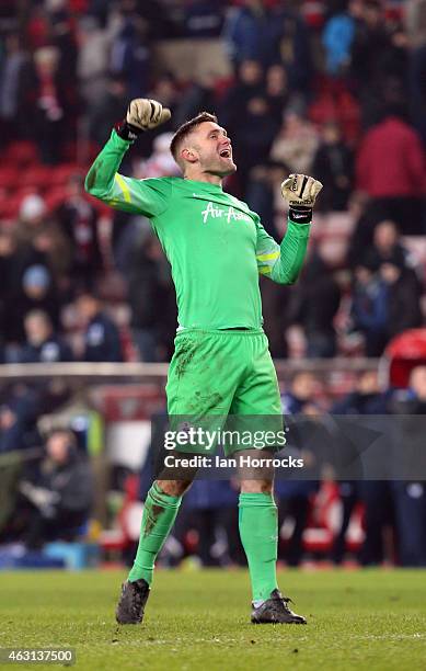 Queens Park Rangers keeper Robert Green at the end of the Barclays Premier League match between Sunderland and Queens Park Rangers at the Stadium of...