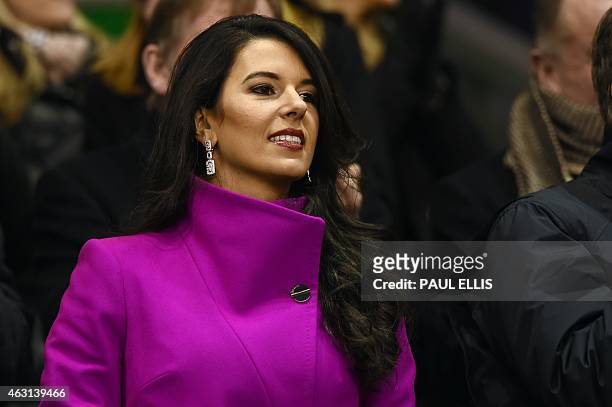 Linda Pizzuti Henry , wife of Liverpool's US owner John W. Henry, attends the English Premier League football match between Liverpool and Tottenham...