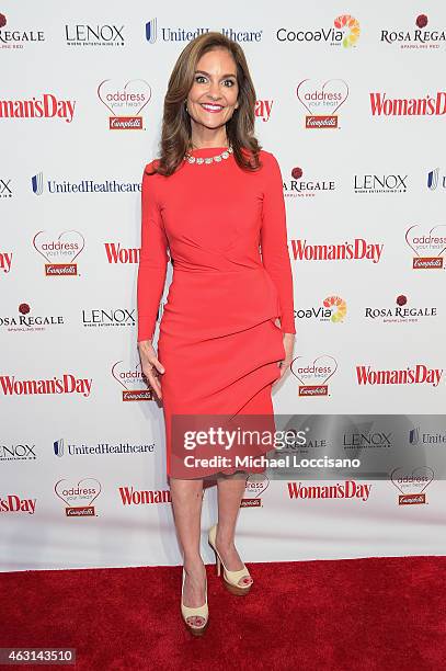 Show Nutritionist, Joy Bauer attends the Woman's Day Red Dress Awards on February 10, 2015 in New York City.