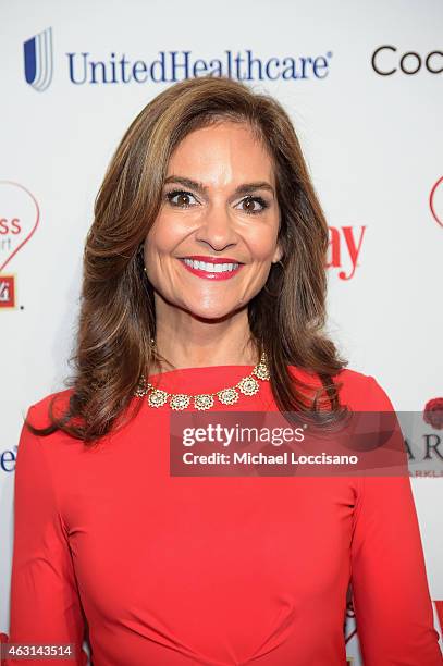 Show Nutritionist, Joy Bauer attends the Woman's Day Red Dress Awards on February 10, 2015 in New York City.