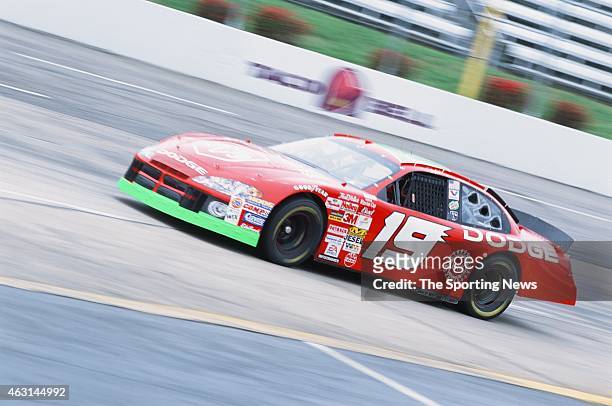Jeremy Mayfield drives drives his car during practice for the NASCAR Winston Cup Series Virginia 500 on April 13, 2002 at the Martinsville Speedway...