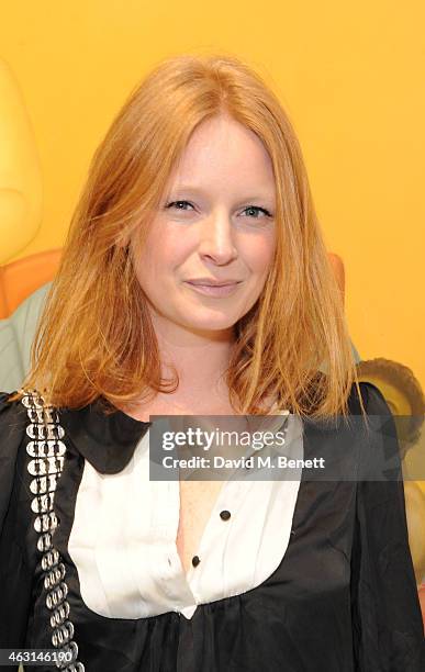 Olivia Inge attends a private view of the Fernando Botero exhibition at The Opera Gallery on February 10, 2015 in London, England.