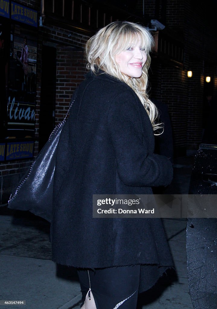 Celebrities Visit "Late Show With David Letterman" - February 10, 2015