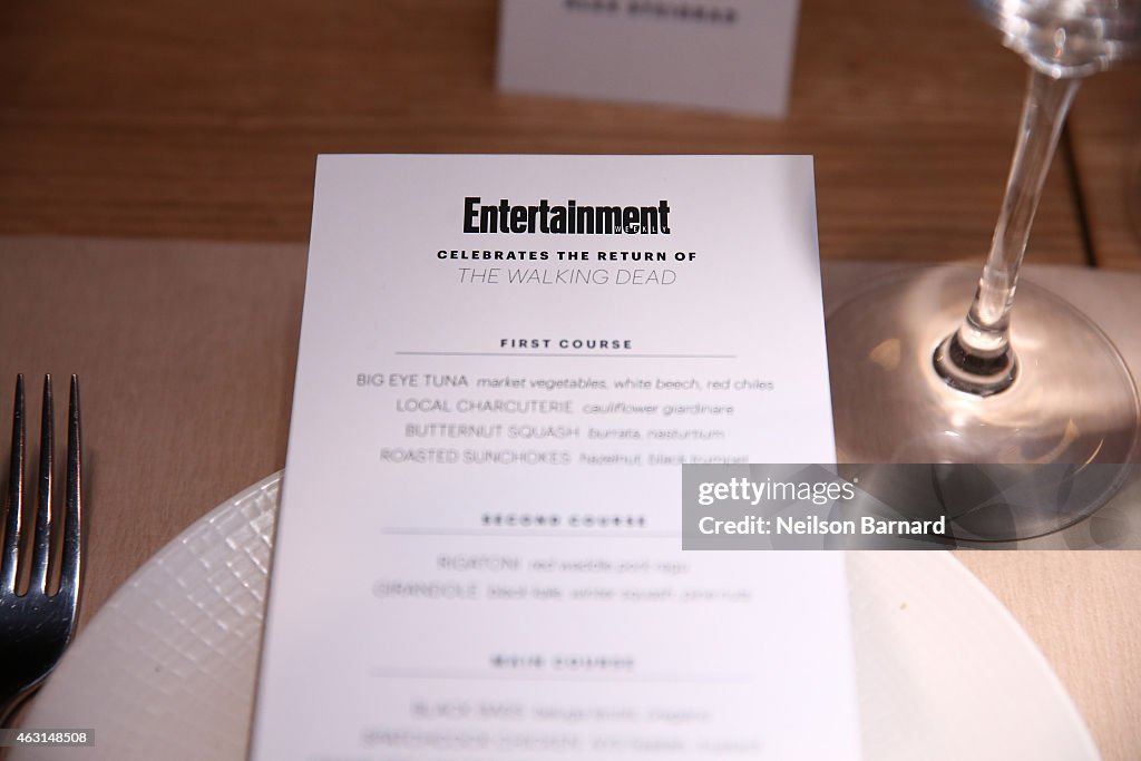 Entertainment Weekly Hosts An Intimate Dinner To Celebrate The Magazine's Cover Story With The Walking Dead Star Norman Reedus