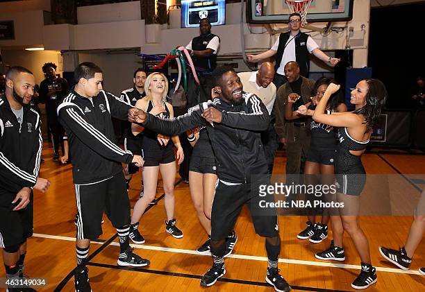 Members of the Brooklynettes perform at NBA House presented by BBVA Compass in the LIU Paramount Theatre during the 2015 NBA All-Star on February 10,...