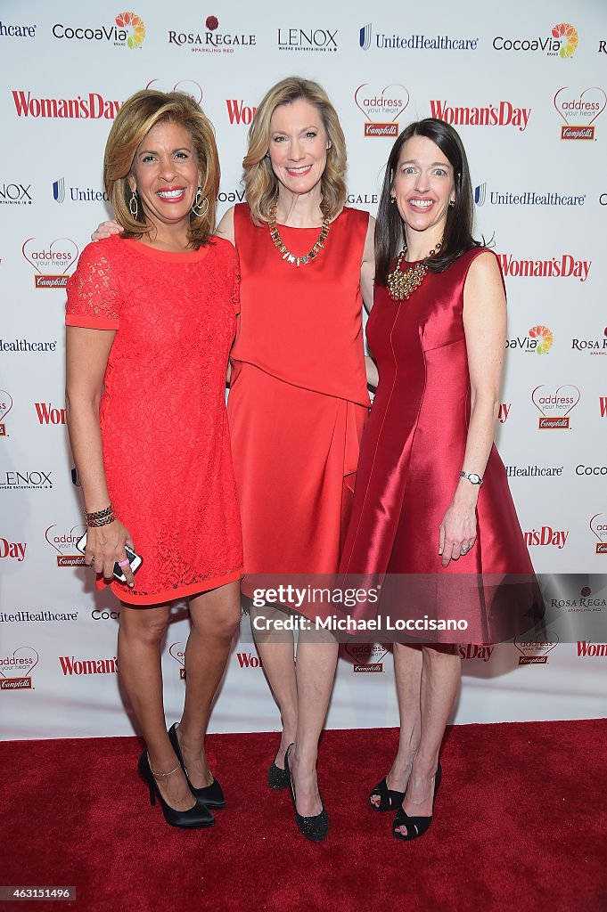 Woman's Day Red Dress Awards Red Carpet Benefitting Go Red For Women