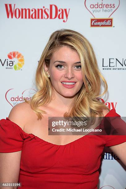 The Chew Co-Host, Daphne Oz attends the Woman's Day Red Dress Awards on February 10, 2015 in New York City.