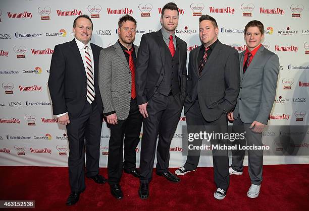 Performance group All That attends the Woman's Day Red Dress Awards on February 10, 2015 in New York City.