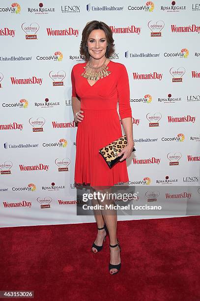 Countess LuAnn de Lesseps attends the Woman's Day Red Dress Awards on February 10, 2015 in New York City.