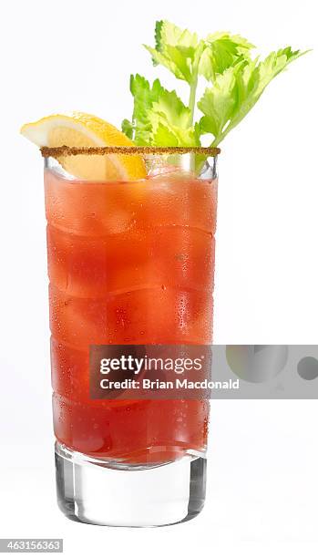 alcohol cocktail - bloody mary stock pictures, royalty-free photos & images