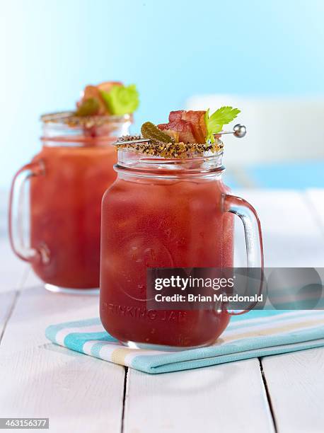 alcohol cocktail - bloody mary stock pictures, royalty-free photos & images