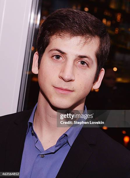 Actor Steven Kaplan attends the after party for a special screening of "The Rewrite" hosted by The Cinema Society and Brooks Brothers at The Jimmy at...