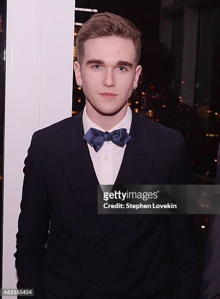 Actor Gabriel Day Lewis attends the after party for a special screening of "The Rewrite" hosted by The Cinema Society and Brooks Brothers at The...