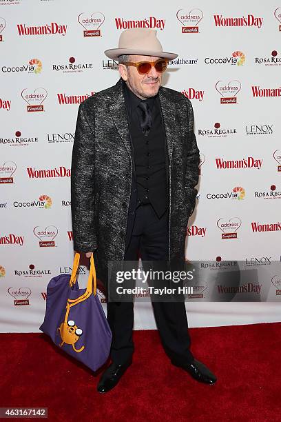 Elvis Costello attends the 12th Annual Woman's Day Red Dress Awards at 10 Columbus Circle on February 10, 2015 in New York City.