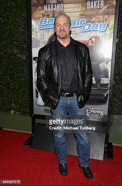 Actor Eric Allen Kramer attends the Los Angeles premiere of the Disney Channel Original Movie "Bad Hair Day" at Walt Disney Studios on February 10,...