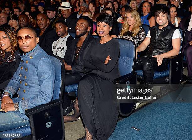 Singer Jennifer Hudson attends Stevie Wonder: Songs In The Key Of Life - An All-Star GRAMMY Salute at Nokia Theatre L.A. Live on February 10, 2015 in...