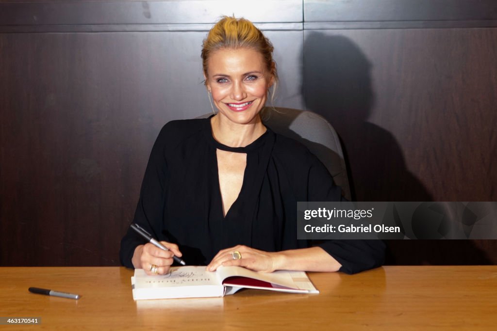Cameron Diaz Book Signing For "The Body Book"