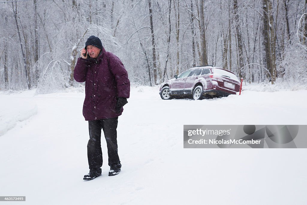 Acidente de Inverno: Ligar para ajudar a de corpo inteiro