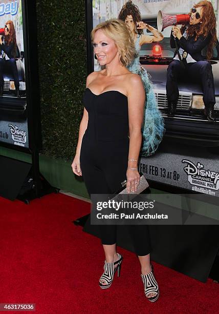 Actress Leigh-Allyn Baker attends the Los Angeles premiere of "Bad Hair Day" a Disney Channel original movie at Walt Disney Studios on February 10,...