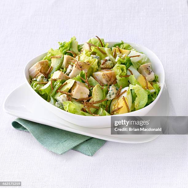 food salad - chef salad stock pictures, royalty-free photos & images