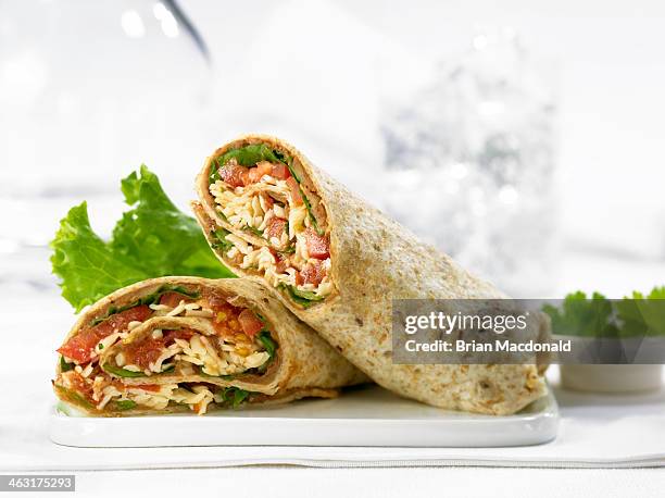 food - burrito stockfoto's en -beelden