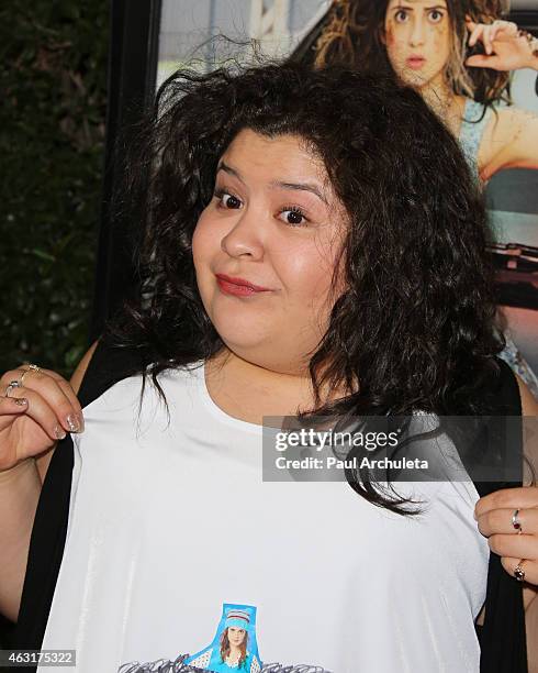 Actress Raini Rodriguez attends the Los Angeles premiere of "Bad Hair Day" a Disney Channel original movie at Walt Disney Studios on February 10,...