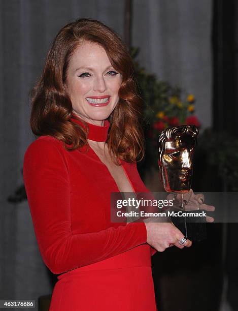 Julianne Moore attends the after party for the EE British Academy Film Awards at The Grosvenor House Hotel on February 8, 2015 in London, England.