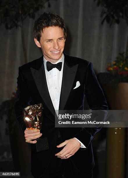 Eddie Redmayne attends the after party for the EE British Academy Film Awards at The Grosvenor House Hotel on February 8, 2015 in London, England.
