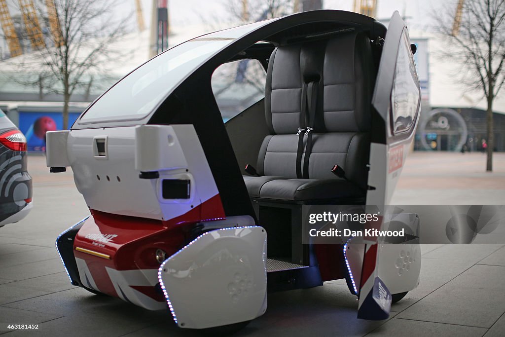 The UK's First Driverless Pods Are Unveiled At The O2 Arena