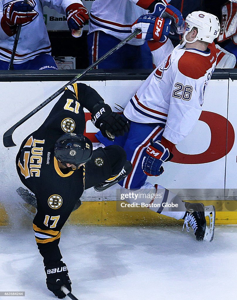 The Boston Bruins Vs. Montreal Canadiens At TD Garden