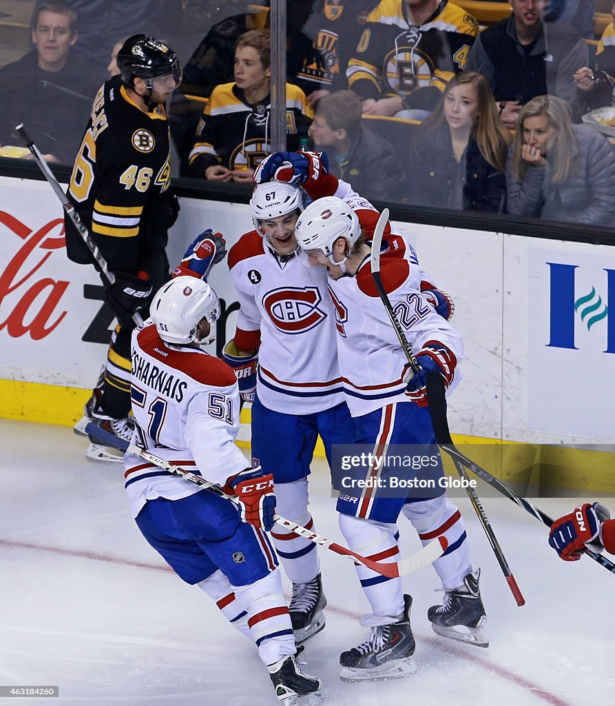 The Boston Bruins Vs. Montreal Canadiens At TD Garden