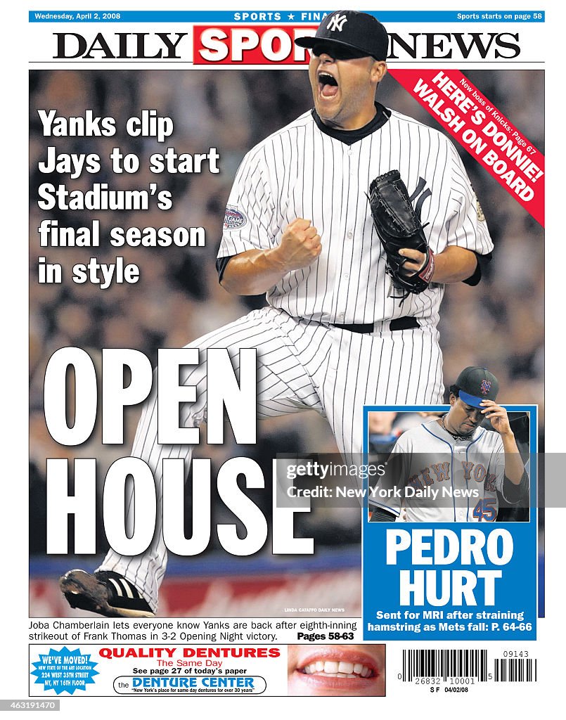 Daily News Back Page