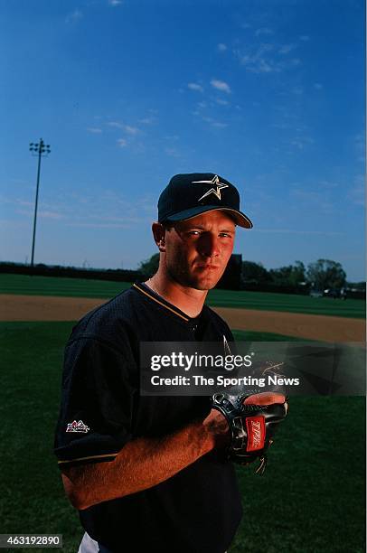 Billy Wagner of the Houston Astros poses for a photo on February 26, 1998.