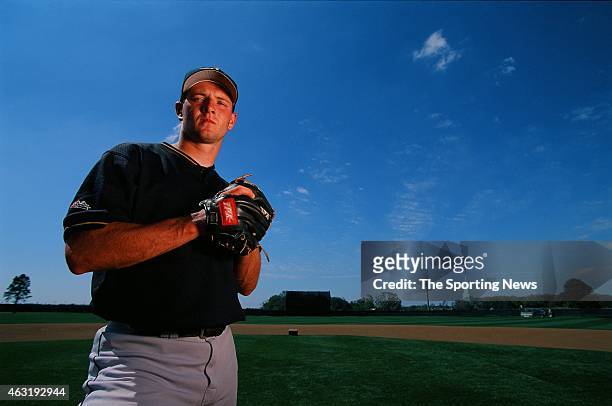 Billy Wagner of the Houston Astros poses for a photo on February 26, 1998.