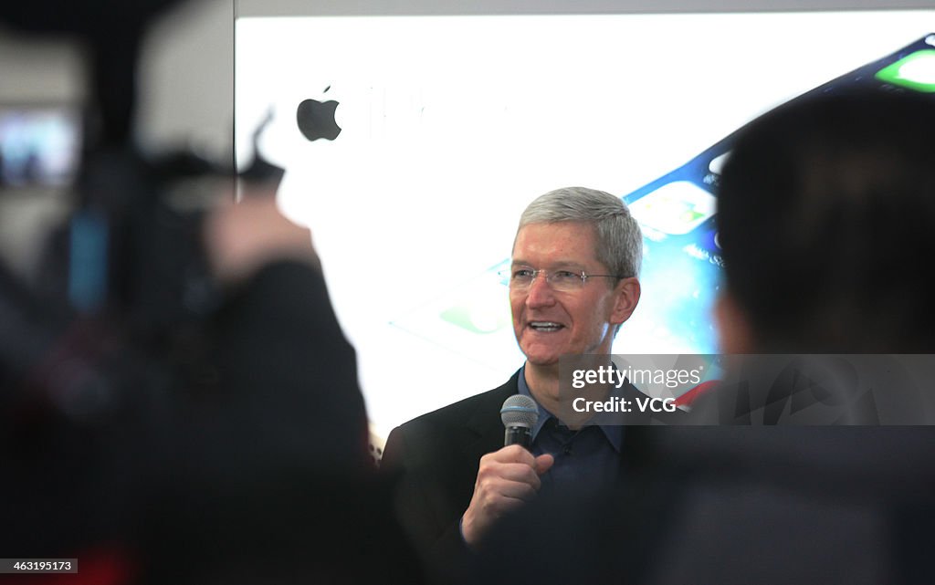 CEO Tim Cook Visits Beijing