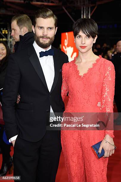 Actor Jamie Dornan and wife Amelia Warner attend the 'Fifty Shades of Grey' premiere during the 65th Berlinale International Film Festival at Zoo...