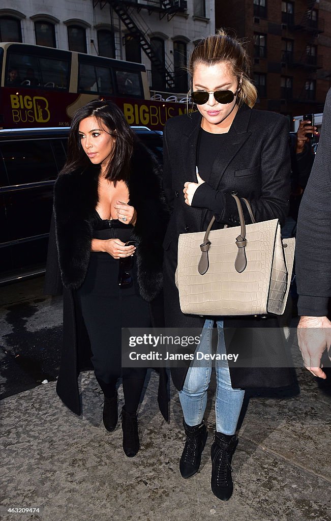 Celebrity Sightings In New York City - February 11, 2015