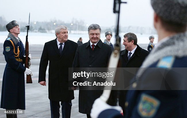 Leaders gather in Minsk for Ukraine talks