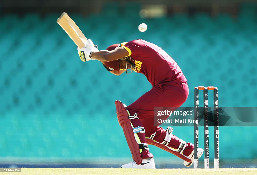 West Indies v Scotland - ICC CWC Warm Up Match