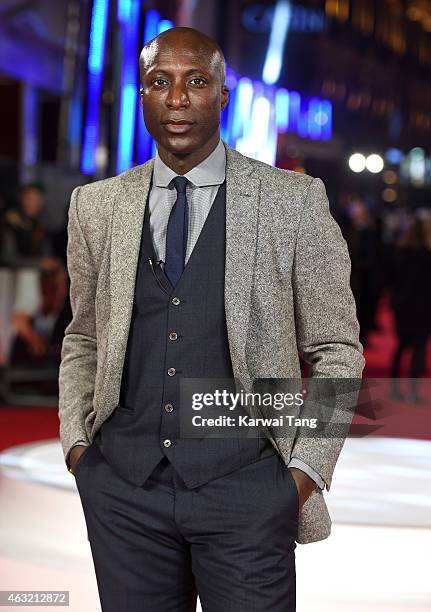 Ozwald Boateng attends a special screening of "Focus" at Vue West End on February 11, 2015 in London, England.