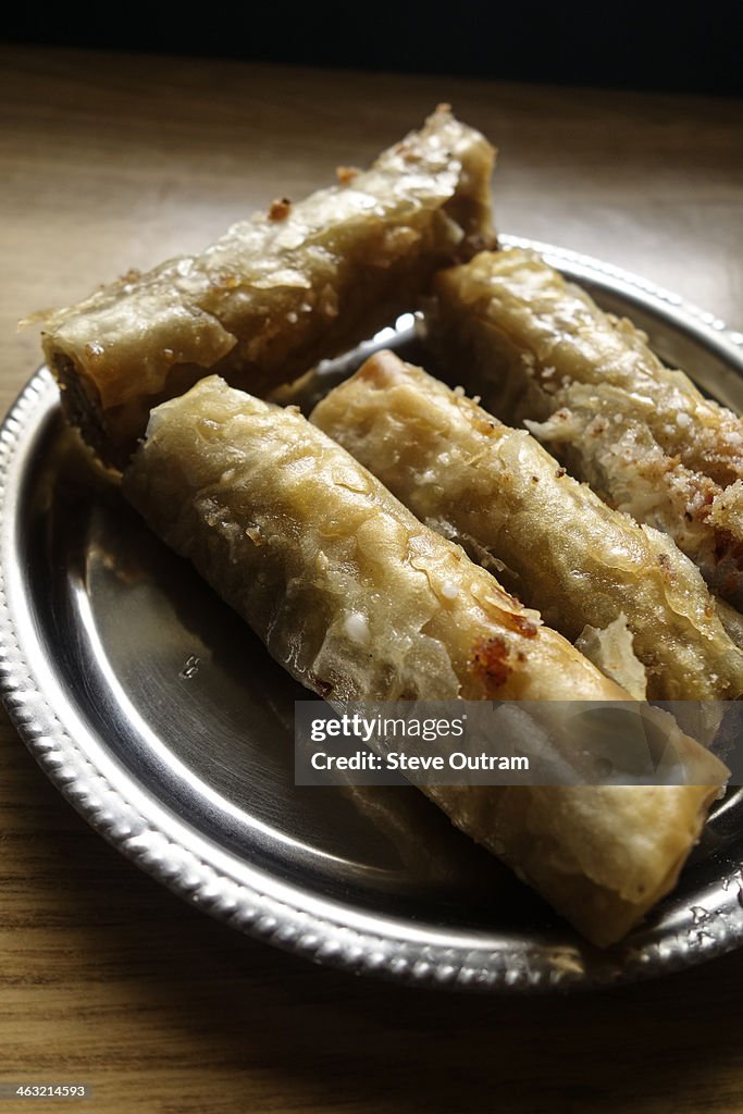 Greek cuisine, baklava rolls