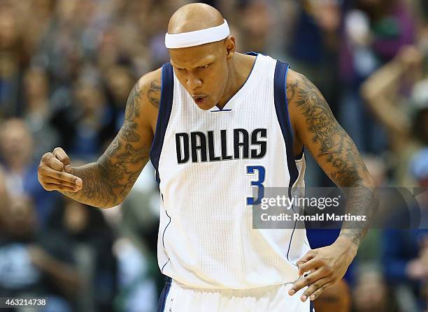 Charlie Villanueva of the Dallas Mavericks at American Airlines Center on February 9, 2015 in Dallas, Texas. NOTE TO USER: User expressly...