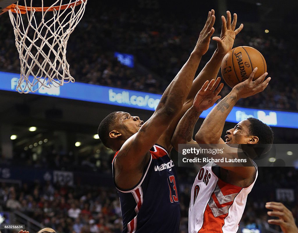 The Toronto Raptors took on the Washington Wizards at the Air Canada Centre