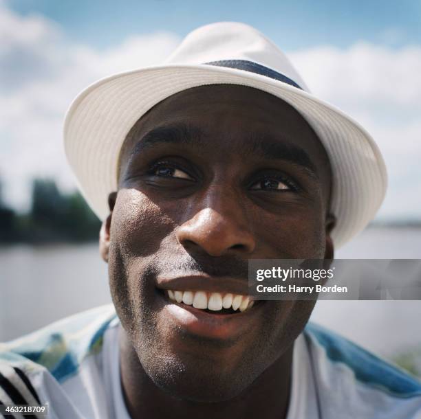 Former professional footballer Sol Campbell is photographed for the Observer in London, United Kingdom.