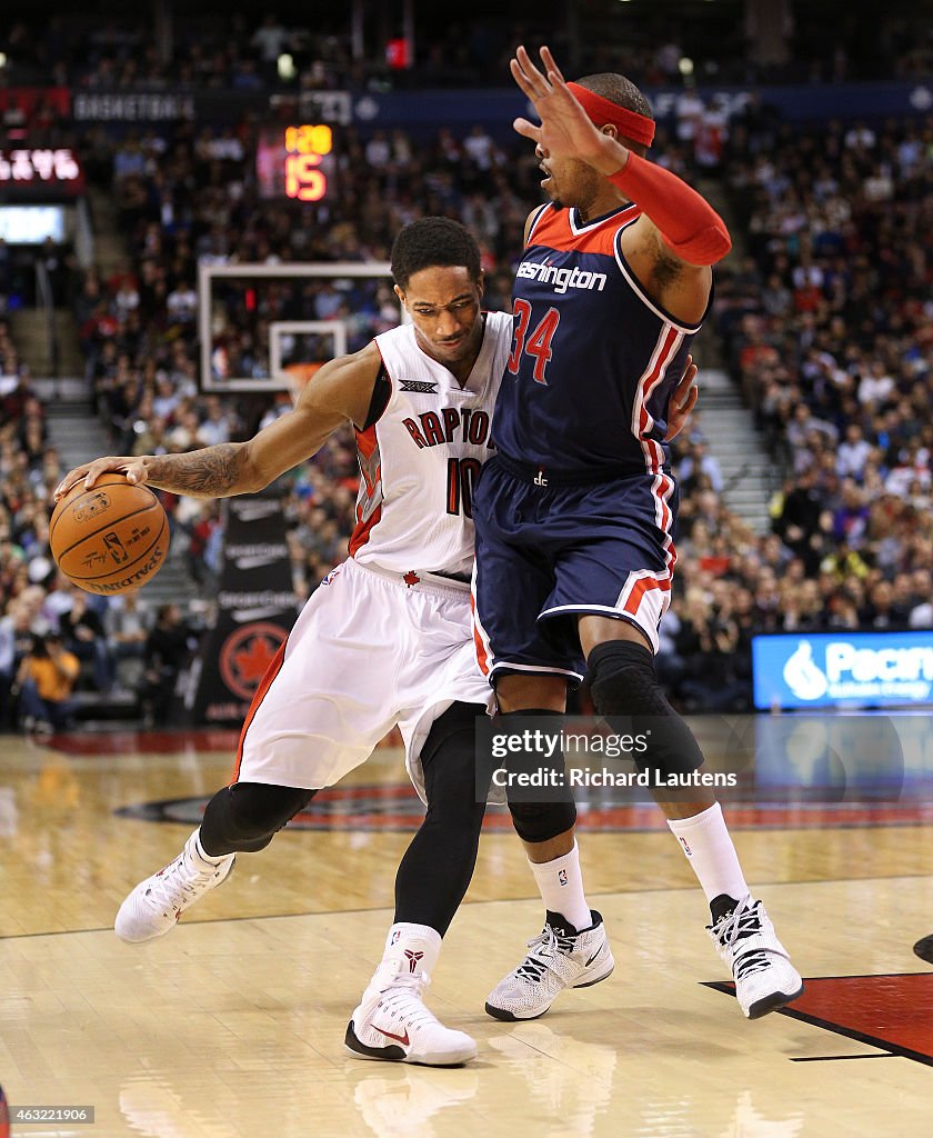 The Toronto Raptors took on the Washington Wizards at the Air Canada Centre