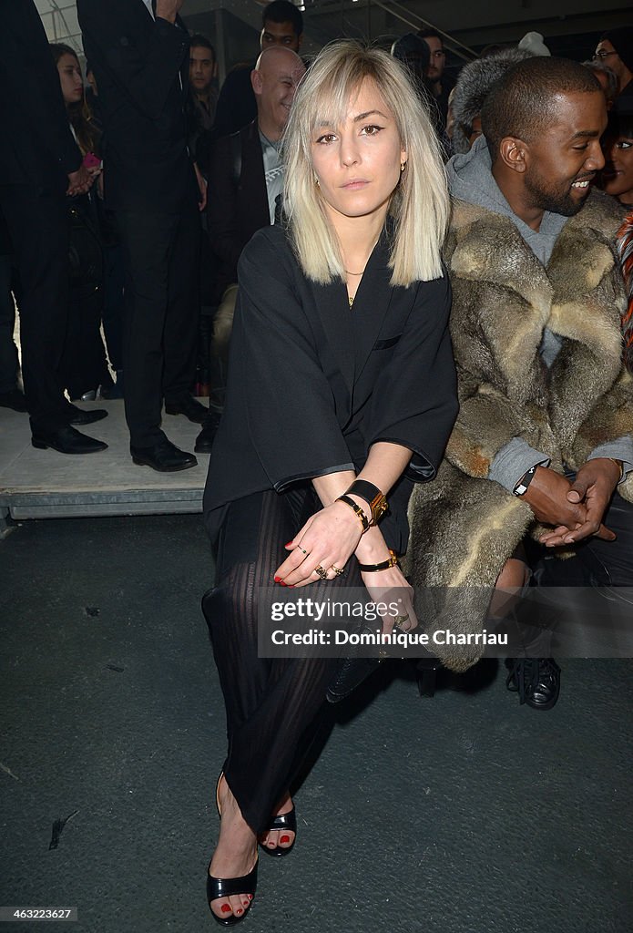 Givenchy : Front Row - Paris Fashion Week - Menswear F/W 2014-2015