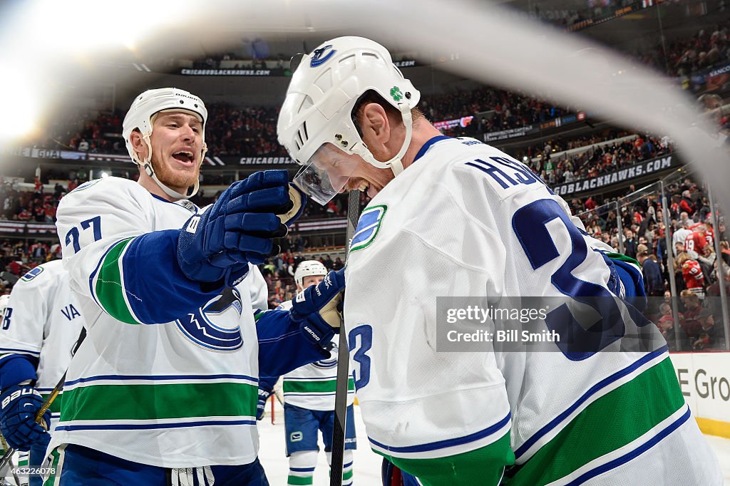 Vancouver Canucks v Chicago Blackhawks