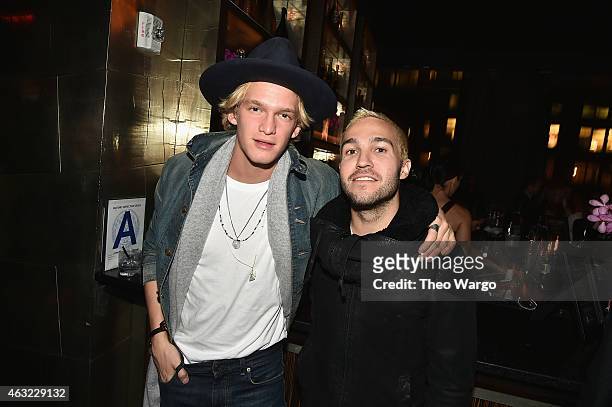 Cody Simpson and Pete Wentz attend E!, "Fashion Police" and NYLON kick-off New York Fashion Week with a 50 Shades of Fashion event in celebration of...