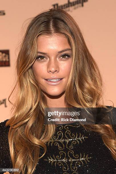 Swimsuit model Nina Agdal attends the Sports Illustrated 2015 Swimsuit Takes Over Nashville With Kings of Leon event on February 11, 2015 in...