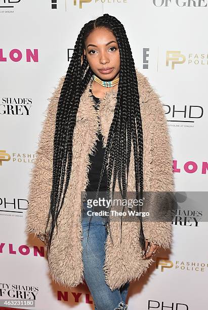 Singer Wynter Gordon attends E!, "Fashion Police" and NYLON kick-off New York Fashion Week with a 50 Shades of Fashion event in celebration of the...